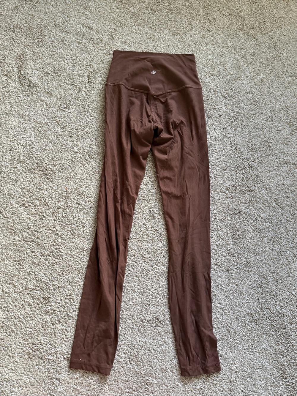 Lululemon Align Ribbed High Rise 28” Java Brown Leggings Size 2 - Picture 10 of 12